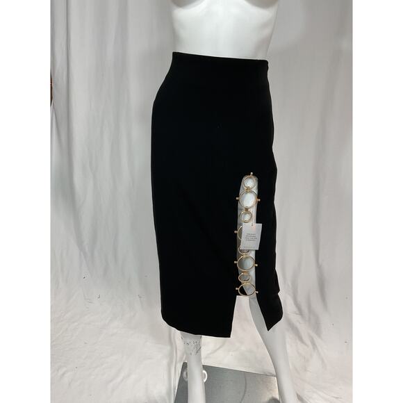 Cult Gaia 'Torielle' Black Ponte Skirt Size 2 - NWT - Picture 2 of 5